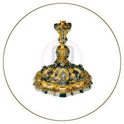 Calice_da_Messa_in_ottone_dorato_con_Sacro Cuore_e_gigli_3155_2